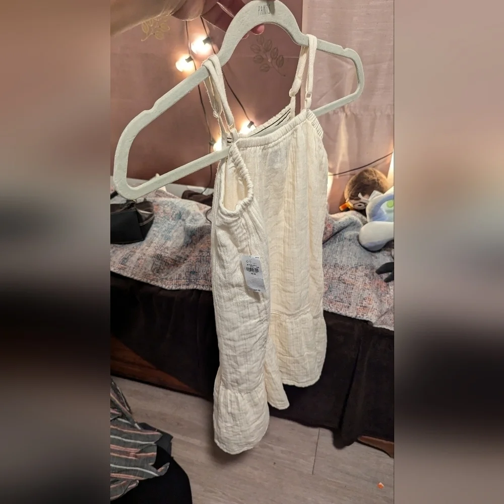 NWT Old Navy Girls Cream a line‎ dress size 8